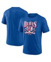 Fanatics Men's Heather Royal Atlanta Braves Home Team Tri-blend T-shirt In Heather Royal