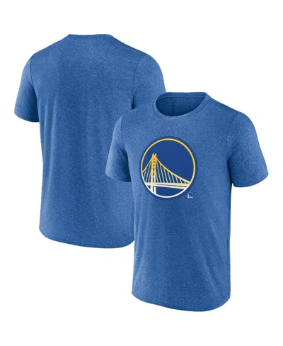 Fanatics Men's Heather Royal Golden State Warriors Iconic Overtime T-shirt In Blue