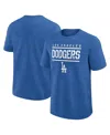 Fanatics Men's Heather Royal Los Angeles Dodgers Top Notch T-shirt