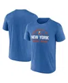 Fanatics Men's Heather Royal New York Islanders Property Of T-shirt In Blue