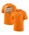 Fanatics Men's Heather Tennessee Orange Tennessee Volunteers Ideal Faded Tri-blend T-shirt In Orange