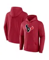 Fanatics Men's Houston Texans Primary Logo Pullover Hoodie In Red