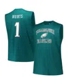 Fanatics Men's Jalen Hurts Midnight Green Philadelphia Eagles Big Tall Muscle Tank Top In Green