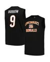 Fanatics Men's Joe Burrow Black Cincinnati Bengals Big Tall Muscle Tank Top In Black