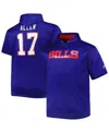 Fanatics Men's Josh Allen Royal Buffalo Bills Big And Tall Short Sleeve Pullover Hoodie In Royal