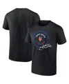 Fanatics Men's Juan Soto Black New York Mets Seal Logo T-shirt In Black