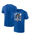 Fanatics Men's Juan Soto Royal New York Mets Hometown Caricature T-shirt In Animal Print