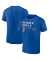 Fanatics Men's Juan Soto Royal New York Mets Mr. Smile And Soto Pacheco T-shirt In Royal
