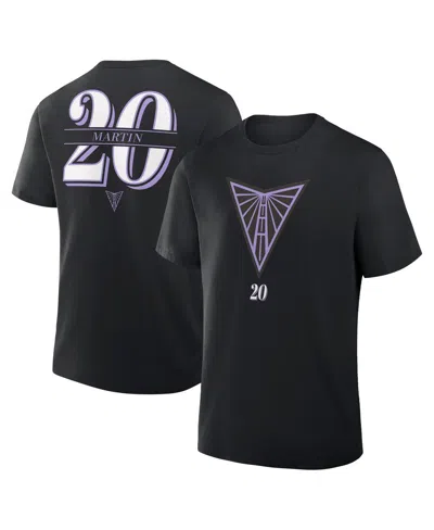 Fanatics Men's Kate Martin Eclipse Black Golden State Valkyries In The Paint Name Number T-shirt