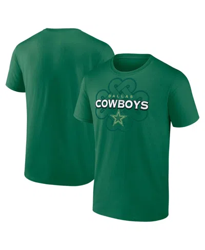 Fanatics Men's Kelly Green Dallas Cowboys Celtic Luck T-shirt