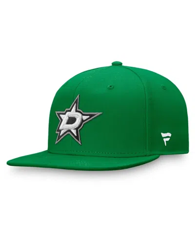 Fanatics Men's Kelly Green Dallas Stars Core Primary Logo Snapback Hat