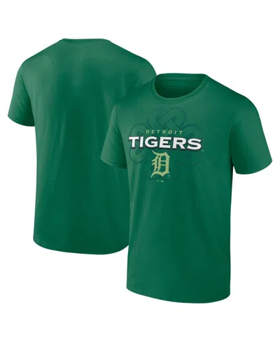 Fanatics Men's Kelly Green Detroit Tigers Celtic Luck T-shirt