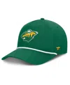 Fanatics Men's Kelly Green Minnesota Wild Alternate Authentic Pro A-frame Adjustable Hat In Green