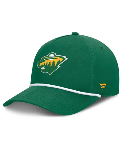 Fanatics Men's Kelly Green Minnesota Wild Alternate Authentic Pro A-frame Adjustable Hat