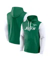Fanatics Men's Kelly Green New York Jets Fleece Pullover Hoodie In Green