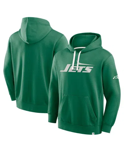 Fanatics Men's Kelly Green New York Jets New Horizons Heritage Pullover Hoodie