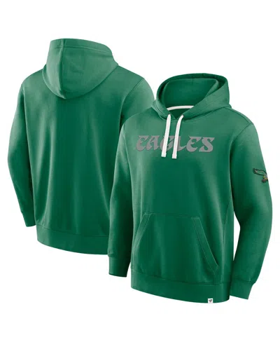 Fanatics Men's Kelly Green Philadelphia Eagles New Horizons Heritage Pullover Hoodie