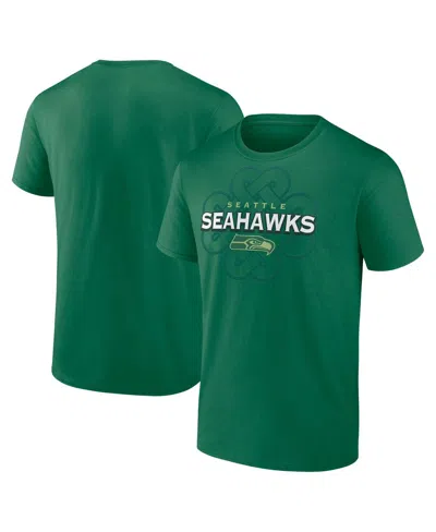 Fanatics Men's Kelly Green Seattle Seahawks Celtic Luck T-shirt