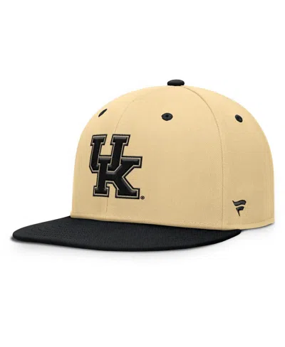 Fanatics Men's Khaki/black Kentucky Wildcats Balance Fitted Hat In Brown