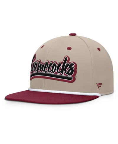 Fanatics Men's Khaki/garnet South Carolina Gamecocks Colt Fitted Hat In Khaki,garnet
