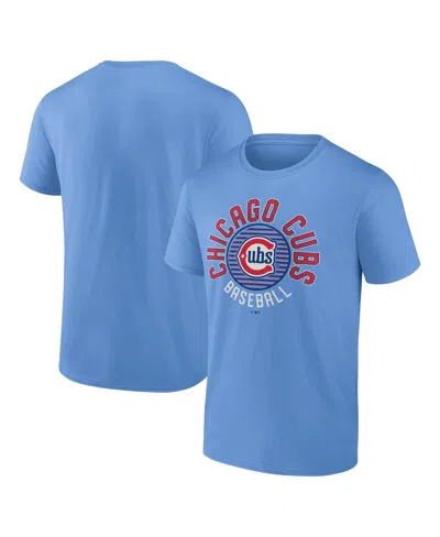 Fanatics Men's Light Blue Chicago Cubs Alt Circle T-shirt