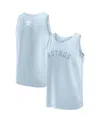 Fanatics Men's Light Blue Houston Astros Elements Tank Top In Blue