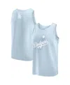 Fanatics Men's Light Blue Los Angeles Dodgers Elements Tank Top In Light Blue