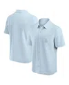Fanatics Men's Light Blue Los Angeles Dodgers Front Office Button-up Shirt In Light Blue