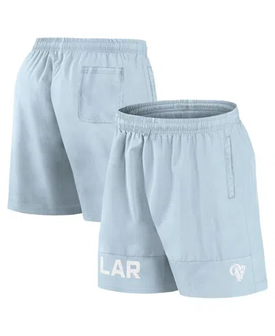 FANATICS MEN'S LIGHT BLUE LOS ANGELES RAMS ELEMENTS SHORTS