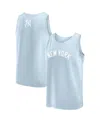 Fanatics Men's Light Blue New York Yankees Elements Tank Top In Light Blue