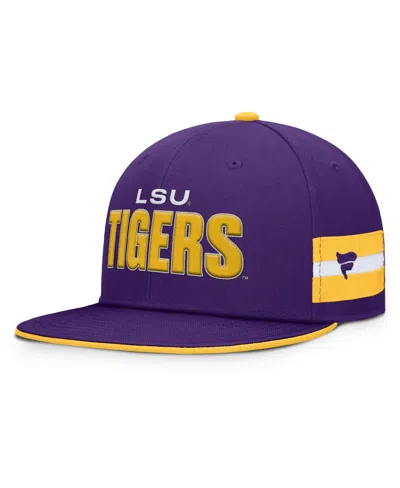 Fanatics Men's Lsu Tigers Pick Off Structured Baseball Cap In Purple