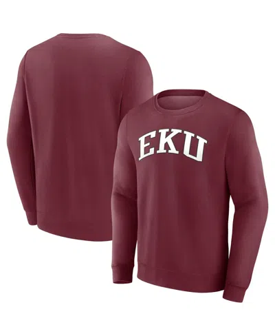 Fanatics Men's Maroon Eastern Kentucky Colonels Short Name Pullover Sweatshirt In Burgundy