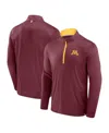 Fanatics Men's Maroon Minnesota Golden Gophers Fundamental Defender Quarter-zip Jacket In Maroon