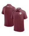 Fanatics Men's Maroon Texas A&m Aggies Take The Lead Defender Raglan Polo Shirt In Burgundy