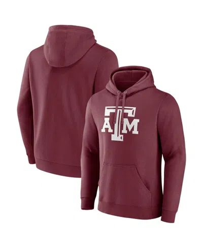 FANATICS MEN'S MAROON TEXAS A M AGGIES FLEECE PULLOVER HOODIE