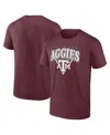 Fanatics Men's Maroon Texas A M Aggies Modern Tri T-shirt In Maroon