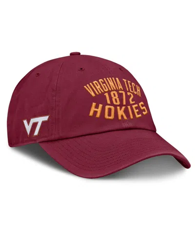 Fanatics Men's Maroon Virginia Tech Hokies Archer Adjustable Hat In Burgundy