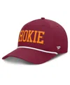 Fanatics Men's Maroon Virginia Tech Hokies Foul Ball Rope Adjustable Hat In Maroon