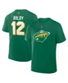 Fanatics Men's Matthew Boldy Kelly Green Minnesota Wild Authentic Stack Name Number T-shirt In Green