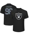 Fanatics Branded Maxx Crosby Black Las Vegas Raiders Player Icon Name & Number T-shirt In Black