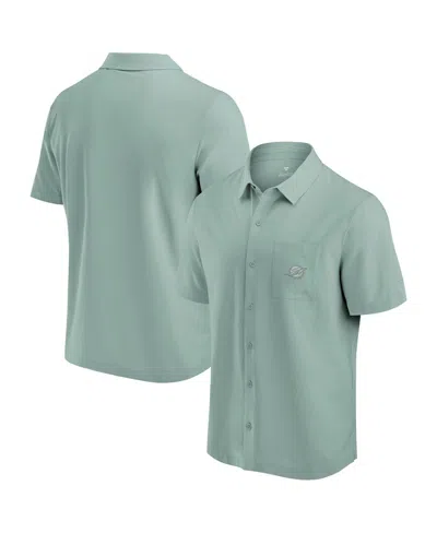 Fanatics Men's Mint Jacksonville Jaguars Front Office Button-up Shirt