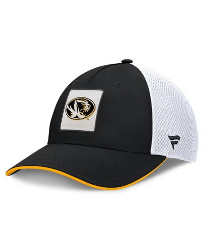 Fanatics Men's Missouri Tigers 5-panel Stretch-fit Hat In Black,white