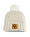 Fanatics Natural Purdue Boilermakers Blaze Pom Knit Hat In Neutral