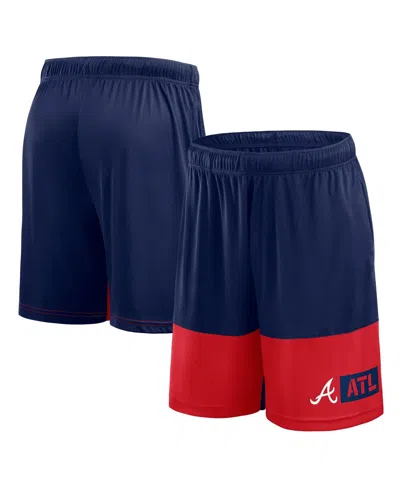 Fanatics Men's Navy Atlanta Braves Best Of The Best Shorts In Multi