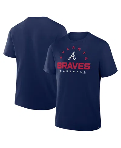 Fanatics Men's Navy Atlanta Braves Clubhouse Legacy Primary Play T-shirt