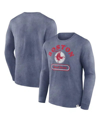 Fanatics Men's Navy Boston Red Sox Circus Catch Long Sleeve T-shirt