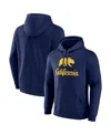 Fanatics Men's Navy Cal Bears Team Lockup Pullover Hoodie In Navy