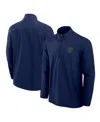 Fanatics Men's Navy Chicago Bears Front Office Woven Quarter-zip Jacket In Navy