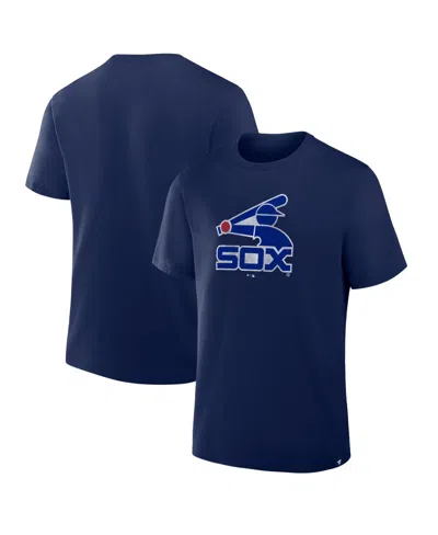 Fanatics Men's Navy Chicago White Sox Vintage Logo Legacy T-shirt In Blue