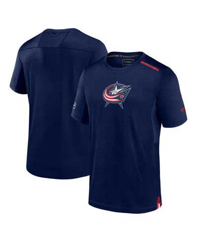 Fanatics Men's Navy Columbus Blue Jackets Authentic Pro Performance T-shirt